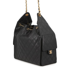 Load image into Gallery viewer, CHANEL CHANEL25 ChainShoulder Bag BlackAS5311 Caviar Leather Size Medium
