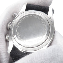 将图像加载到图库查看器中，TUDOR Black Bay Chrono W41mm Stainless Steel Leather Black Dial79360N-0005

