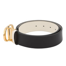 Load image into Gallery viewer, Dior 30Montaigne Reversible Belt Black/Latte WhiteB0447UWGA_M911 Calf Leather
