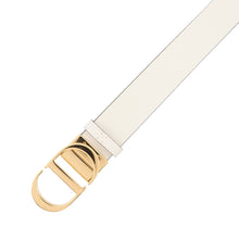 Load image into Gallery viewer, Dior 30Montaigne Reversible Belt Black/Latte WhiteB0447UWGA_M911 Calf Leather
