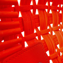 Load image into Gallery viewer, BALENCIAGA Bistro Basket Bag Orange671342 Patent Leather Size XS
