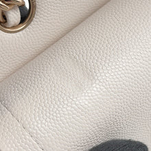 Load image into Gallery viewer, CHANEL Matelasse W Flap ChainShoulder Bag WhiteA01112 Caviar Leather Size 25
