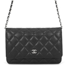 Load image into Gallery viewer, CHANEL Classic Matelasse Chain Wallet BlackAP0250 Caviar Leather
