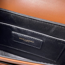 将图像加载到图库查看器中，SAINT LAURENT PARIS Solferino Shoulder Bag Beige/Brown634306 Leather Canvas Size Small
