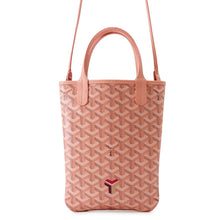 将图像加载到图库查看器中，GOYARD Poitiers Clairevoy Satchel Bag Pink PVC
