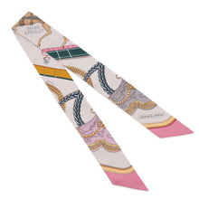 Load image into Gallery viewer, HERMES Twilly GRAND APPARAT Rose・Narkle/Gold/Anthracite Silk100%
