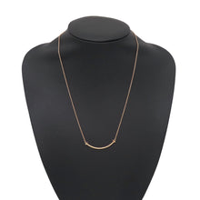 将图像加载到图库查看器中，TIFFANY&amp;Co. T Smile Necklace Size Small60011678 18K Pink Gold
