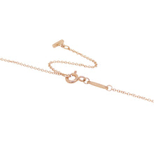 将图像加载到图库查看器中，TIFFANY&amp;Co. T Smile Necklace Size Small60011678 18K Pink Gold
