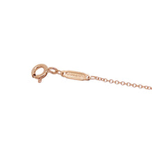 将图像加载到图库查看器中，TIFFANY&amp;Co. T Smile Necklace Size Small60011678 18K Pink Gold
