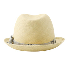 Load image into Gallery viewer, CHANEL CC Logo Ribbon Straw Hat Size M Beige/Gray/Black Straw Cotton100%
