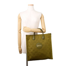 将图像加载到图库查看器中，GUCCI Off the Grid 2-Way Tote Bag Green696043 Nylon Leather
