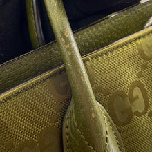 将图像加载到图库查看器中，GUCCI Off the Grid 2-Way Tote Bag Green696043 Nylon Leather
