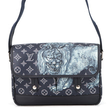 将图像加载到图库查看器中，LOUIS VUITTON Messenger NavyM54248 Monogram・Savannah Chapman Brothers Size PM
