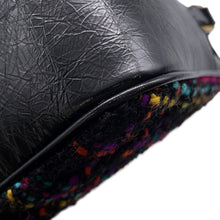 Load image into Gallery viewer, SAINT LAURENT PARIS Lou Camera Shoulder Bag Black/Multicolor612544 Tweed Leather
