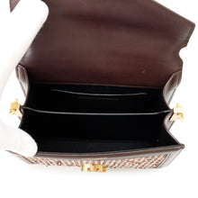 将图像加载到图库查看器中，SAINT LAURENT PARIS Cassandra Top Handle 2-Way Shoulder Bag Brown/Multicolor623930 Tweed Leather Size Mini
