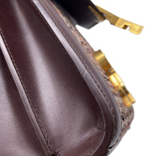 将图像加载到图库查看器中，SAINT LAURENT PARIS Cassandra Top Handle 2-Way Shoulder Bag Brown/Multicolor623930 Tweed Leather Size Mini

