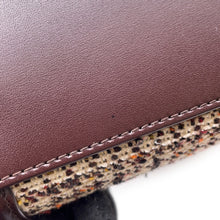 将图像加载到图库查看器中，SAINT LAURENT PARIS Cassandra Top Handle 2-Way Shoulder Bag Brown/Multicolor623930 Tweed Leather Size Mini
