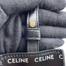 Load image into Gallery viewer, CELINE Vertical Cover 2way Shoulder Bag Black/White194372DT2 Leather Size Mini
