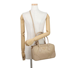 Load image into Gallery viewer, PRADA Re-Edition 1978 2wayShoulder Bag Beige1BB115 Nylon Leather Size Medium
