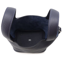 将图像加载到图库查看器中，HERMES Picotin Lock Blue Nuit Taurillon Clemence Size PM
