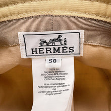 Load image into Gallery viewer, HERMES Hat Milo Panorama Size 58 VanillaH261010N Cotton100%
