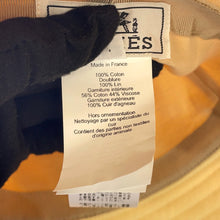 Load image into Gallery viewer, HERMES Hat Milo Panorama Size 58 VanillaH261010N Cotton100%
