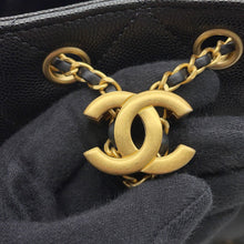 将图像加载到图库查看器中，CHANEL CHANEL25 ChainShoulder Bag BlackAS5631 Caviar Leather Size Mini
