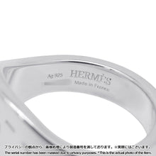 将图像加载到图库查看器中，HERMES Point Sellier Ring Size 55 SV925
