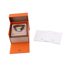 Load image into Gallery viewer, HERMES Cape Cod Dubrutur W23mm Stainless Steel Swift Leather(Etoupe) White DialCC1.210c
