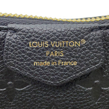 将图像加载到图库查看器中，LOUIS VUITTON Easy Pouch NoirM80349 Monogram Empreinte Leather
