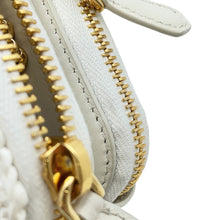 Load image into Gallery viewer, PRADA Saffiano Leather Triangle 2-Way Shoulder Bag White1NR015 Leather Raffia
