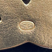 Load image into Gallery viewer, CHANEL CC Logo Brooch Champagne GoldABH191 Metal
