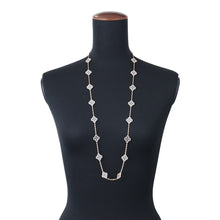 Load image into Gallery viewer, Van Cleef &amp; Arpels Vintage Alhambra Necklace with 20 Crystal MotifsVCARP39C00 18K Yellow Gold
