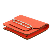 Load image into Gallery viewer, HERMES Roulis Slim Verso Rose Texas/Sienne Evercolor
