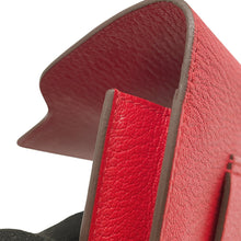 将图像加载到图库查看器中，HERMES Roulis Roulis Slim Rouge Coeur Chevre Myzore Goatskin

