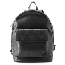 Load image into Gallery viewer, GUCCI GG Embossed Backpack Black658579 1W3BN 1000 GG Embossed Leather
