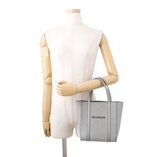 Load image into Gallery viewer, BALENCIAGA Everyday Tote Silver551815 Leather Size XXS
