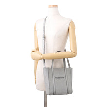 Load image into Gallery viewer, BALENCIAGA Everyday Tote Silver551815 Leather Size XXS
