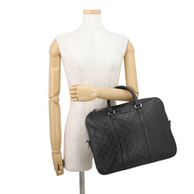 Load image into Gallery viewer, GUCCI GG Emblem Briefcase Black435322 Leather
