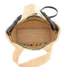 Load image into Gallery viewer, LOEWE Font Tote Small Beige/MulticolorA685B61X04 Raffia Leather Size Medium
