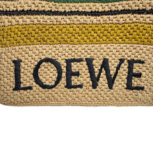 将图像加载到图库查看器中，LOEWE Font Tote Small Beige/MulticolorA685B61X04 Raffia Leather Size Medium
