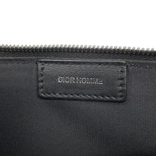 将图像加载到图库查看器中，Dior Dior Homme Trotter Check Pattern Clutch Bag Red/Black PVC Leather
