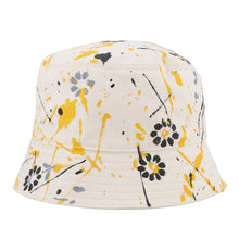 将图像加载到图库查看器中，MIUMIU Painted Bucket Hat Size S Beige/Multicolor Cotton100%
