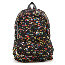 将图像加载到图库查看器中，CELINE Christian Marclay Collaboration Print Backpack Black/Multicolor Canvas Leather
