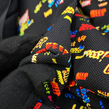 将图像加载到图库查看器中，CELINE Christian Marclay Collaboration Print Backpack Black/Multicolor Canvas Leather

