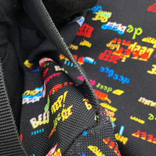 将图像加载到图库查看器中，CELINE Christian Marclay Collaboration Print Backpack Black/Multicolor Canvas Leather

