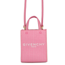 Load image into Gallery viewer, Givenchy G Tote Mini Vertical 2WAY Bag Bright PinkBB50R9B1GT-670 PVC Leather
