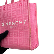 Load image into Gallery viewer, Givenchy G Tote Mini Vertical 2WAY Bag Bright PinkBB50R9B1GT-670 PVC Leather
