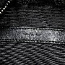 将图像加载到图库查看器中，CELINE Design Print Backpack Black/White188382BHR.38AW Nylon Canvas Leather Size Medium
