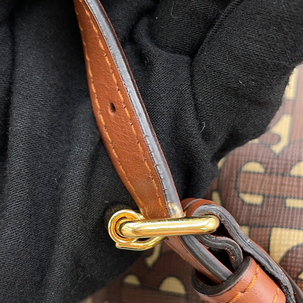 BURBERRY TBMonogram Backpack Brown/Multicolor8019346 PVC Leather